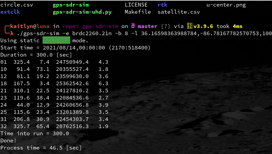 Omvendt sagde Jep Spoofing GPS With an SDR – Kaitlyn's Tech Logs